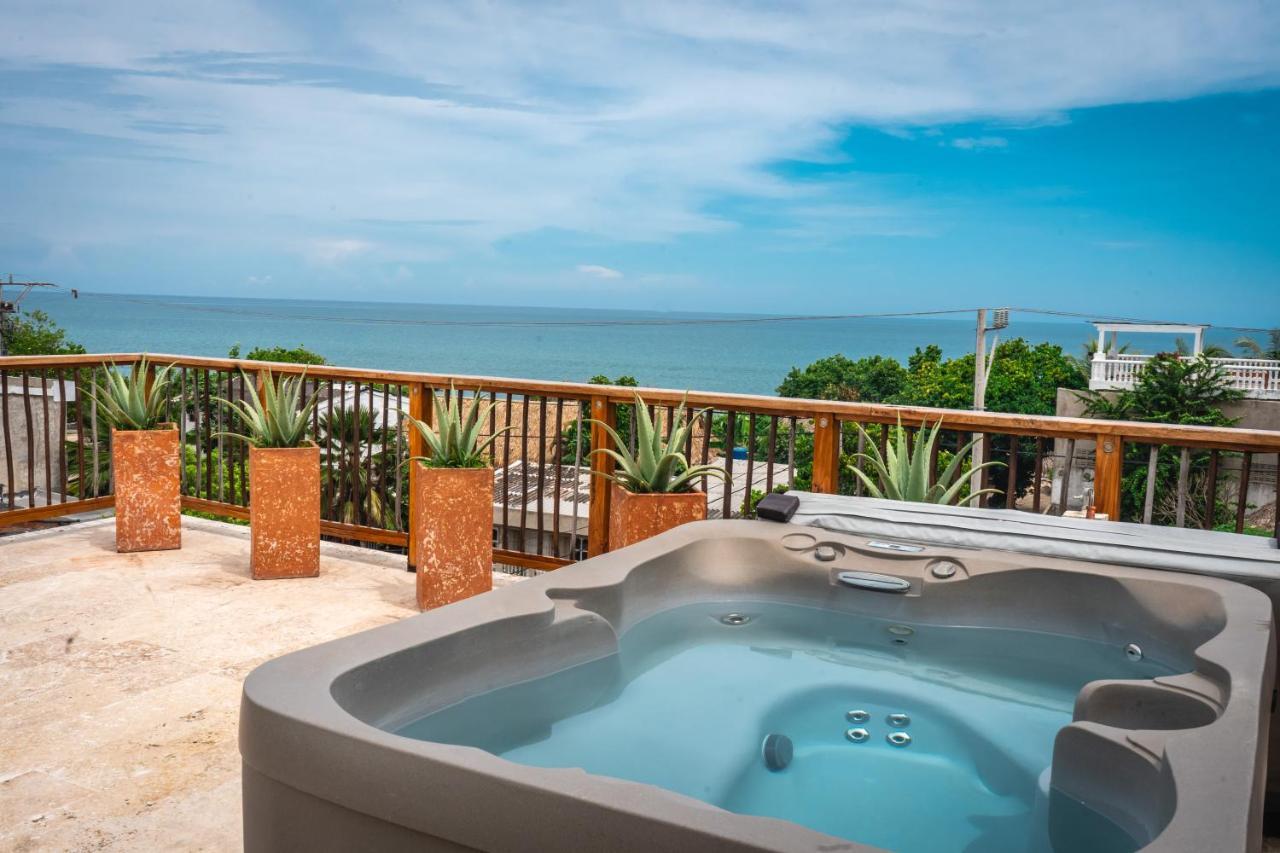 Casa Mangle, Jacuzzi + Piscina Privada. 25 Mts Del Mar Villa Cartagena Exterior photo