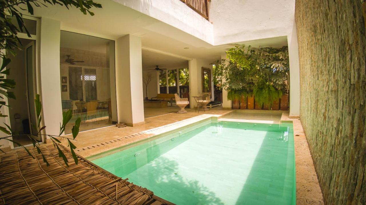 Casa Mangle, Jacuzzi + Piscina Privada. 25 Mts Del Mar Villa Cartagena Exterior photo